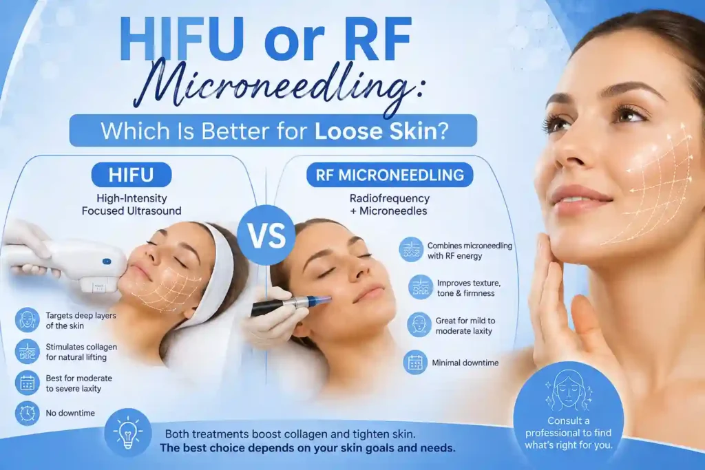 Lost the Weight but Not the Loose Skin? What You Should Know 2 HIFU or RF Microneedling: Which Is Better for Loose Skin Leeds?
